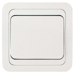 Выключатель 1-кл. СП Mimoza 10А IP20 бел./бел. Makel 12001