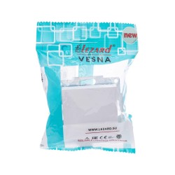 Выключатель 1-кл. 1п СП Vesna 10А IP20 с индикацией механизм бел. LEZARD 742-0288-111