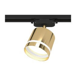 Светильник трековый ARTLINE поворотный 85х85х80мм GX53 230В алюм./пластик. 4кв.м зол. Ritter 59868 2