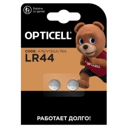 Элемент питания алкалиновый "таблетка" LR44/LR1154/AG13/G13 (блист.2шт) Specialty Opticell 5060006/6060006