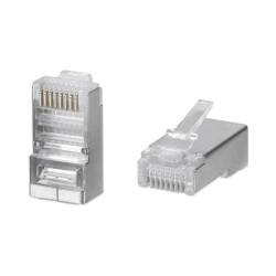 Коннектор RJ-45(8P8C) кат.5E экранир. универс. (уп.100шт) TOKOV ELECTRIC TKE-CN-5E24-STP