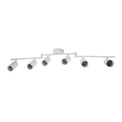 Светильник PCL-0606 6xGU10 IP20 230В WH настен./потолочн. декор. под лампу JazzWay 5066786