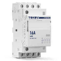 Контактор модульный 36мм 16А 230В АС 4НО PRIZMA TOKOV ELECTRIC TKE-PZ-MC-2-16-230-40