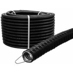 Металлорукав в ПВХ изоляции Р3-ЦПнг 15 черн. (уп.50м) TOKOV ELECTRIC TKE-MR-PVC-15-50-C05