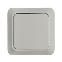 Выключатель 1-кл. ОП Bolleto 10А IP20 7021 бел. ASD / IN HOME 4680005959747
