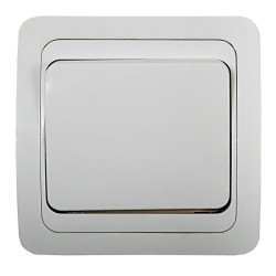 Выключатель 1-кл. СП Classico 2021 10А IP20 бел. ASD / IN HOME 4680005959846