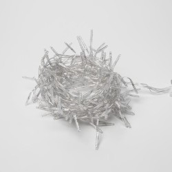 Гирлянда светодиодная ULD-S0300-200/DTA WHITE IP20 FIRECRACKER с контроллером «Фейерверк» 3м бел. свет провод прозр. Uniel UL-00005476