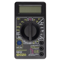 Мультиметр цифровой M832 ФАZА 5000414