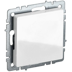 Заглушка с суппортом BRITE МЗ10-БрБ механизм бел. IEK BR-PL10-K01