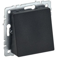 Вывод кабеля BRITE МВ10-БрЧ механизм черн. IEK BR-VK10-0-K02