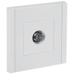 Розетка TV оконечная FORTE&PIANO FP228 бел. IEK FP-A10-O-K01
