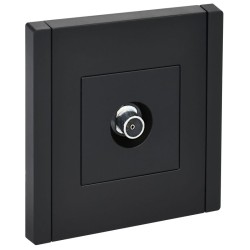 Розетка TV оконечная FORTE&PIANO FP128 черн. IEK FP-A10-O-K02