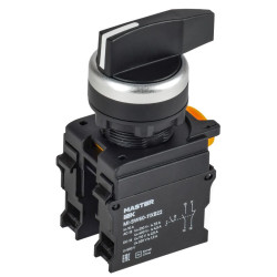 Переключатель 2 полож. 1НО+1НЗ возвратный длин. ручка MASTER IEK MI-SW60-11XB22-3-25-2-K02