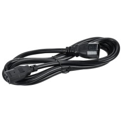 Кабель электропит. PDU 3х1.5 2м с разъемами С13-C14 ITK PC-C13C14-2M