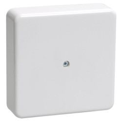 Коробка распаячная ОП 75х75х20 IP40 КМ41212-01 (6 клем. 6кв.мм) бел. IEK UKO10-075-075-020-K01
