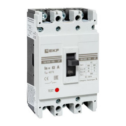 Выключатель автоматический 3п 100/63А 35кА ВА-99М PROxima EKF mccb99-100-63m